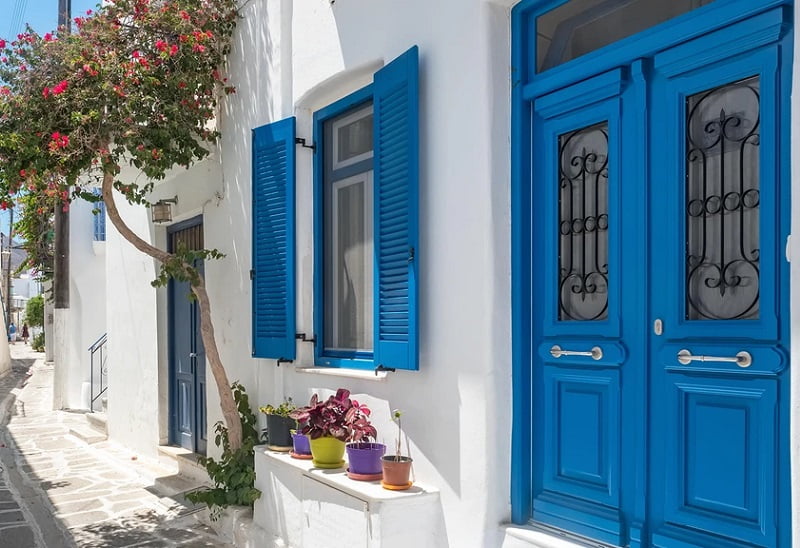 آبی رنگ مقدس در یونان