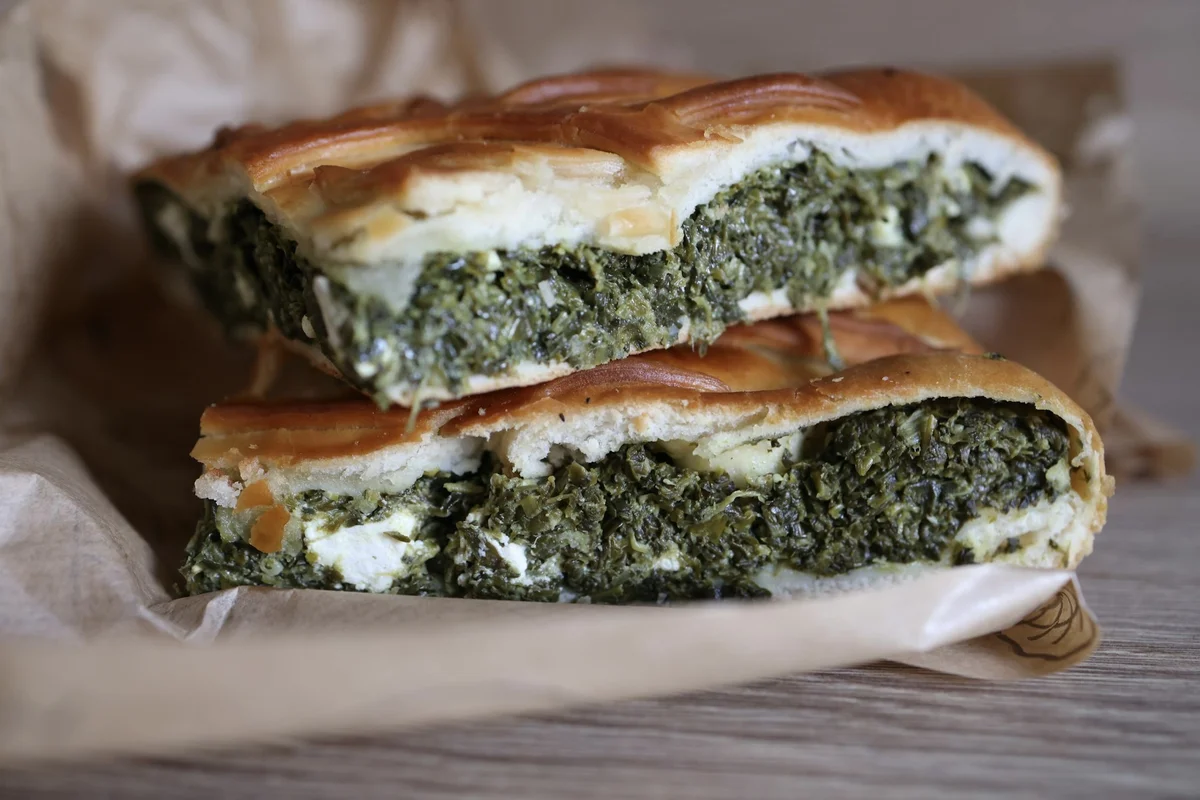 Spanakopita غذاهای خیابانی یونان + خوشمزه ترین غذا